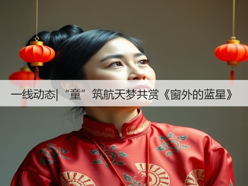 一线动态|“童”筑航天梦共赏《窗外的蓝星