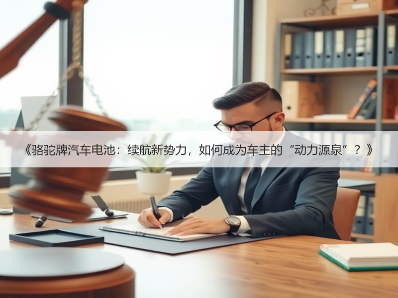 《骆驼牌汽车电池：续航新势力，如何成为车