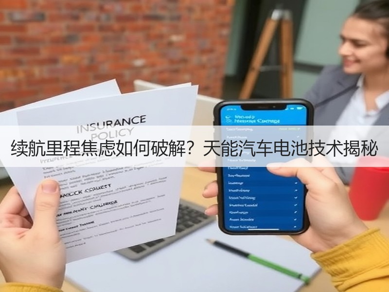 续航里程焦虑如何破解？天能汽车电池技术揭