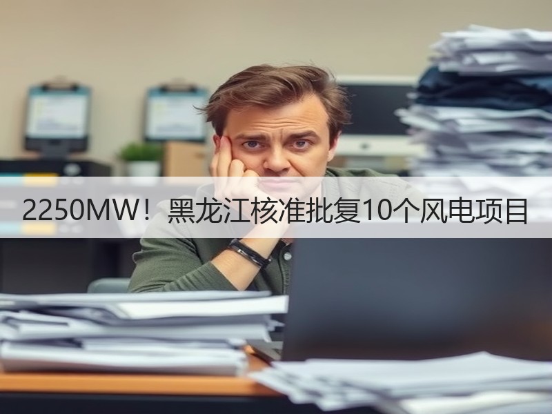 2250MW！黑龙江核准批复10个风电项