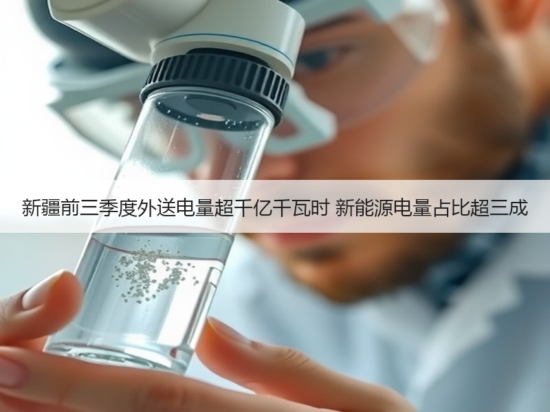 新疆前三季度外送电量超千亿千瓦时 新能源