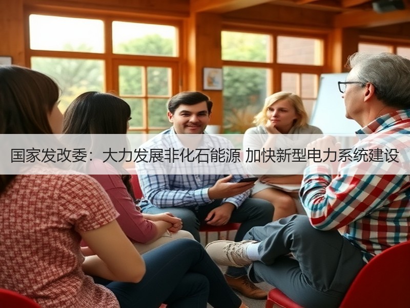 国家发改委：大力发展非化石能源 加快新型