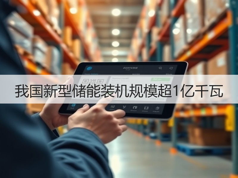 我国新型储能装机规模超1亿千瓦
