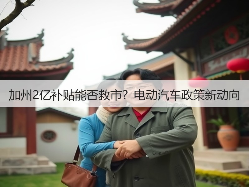 加州2亿补贴能否救市？电动汽车政策新动向