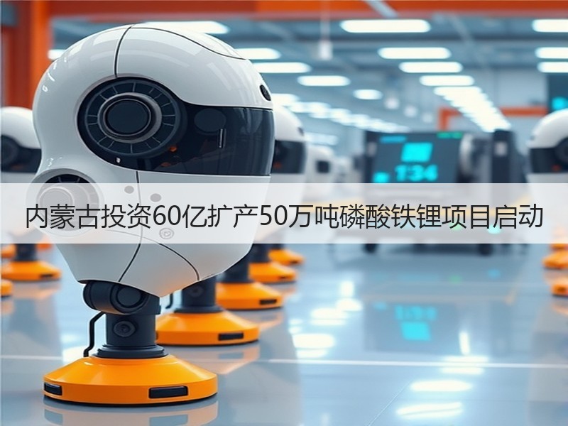 内蒙古投资60亿扩产50万吨磷酸铁锂项目