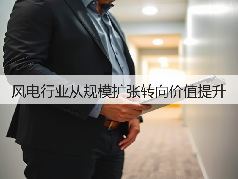风电行业从规模扩张转向价值提升