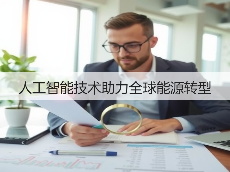 人工智能技术助力全球能源转型