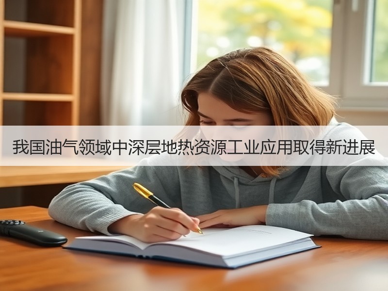 我国油气领域中深层地热资源工业应用取得新