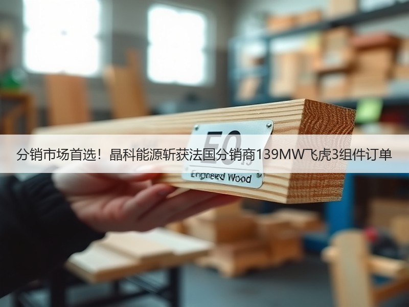 分销市场首选！晶科能源斩获法国分销商13