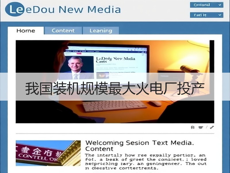 我国装机规模最大火电厂投产