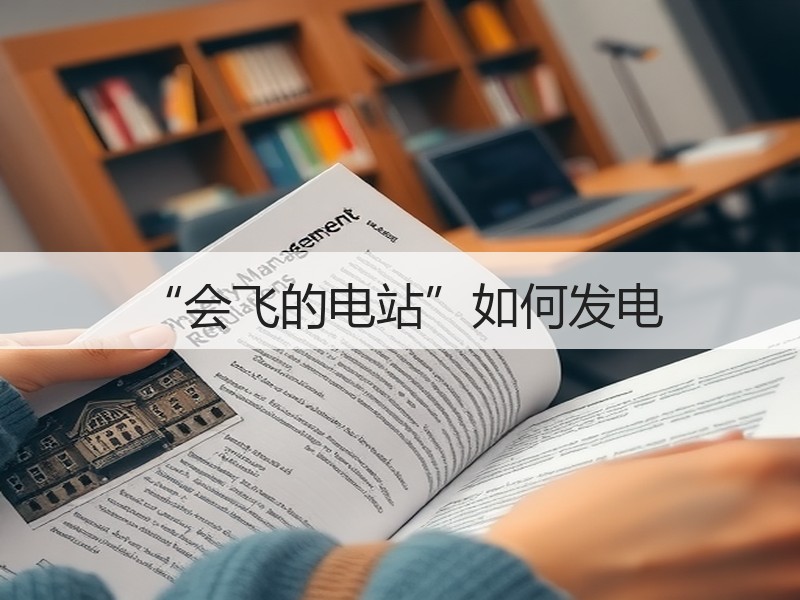 “会飞的电站”如何发电