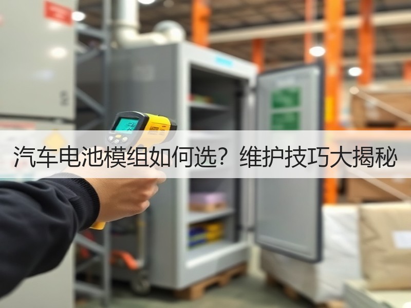 汽车电池模组如何选？维护技巧大揭秘