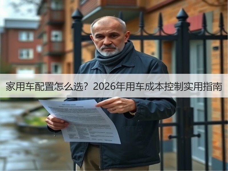 家用车配置怎么选？2026年用车成本控制