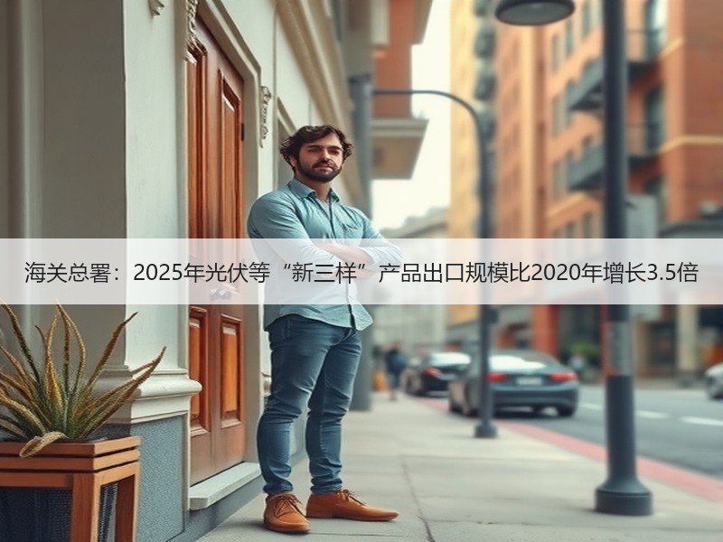 海关总署：2025年光伏等“新三样”产品