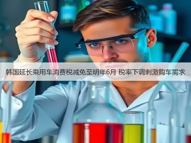 韩国延长乘用车消费税减免至明年6月 税率