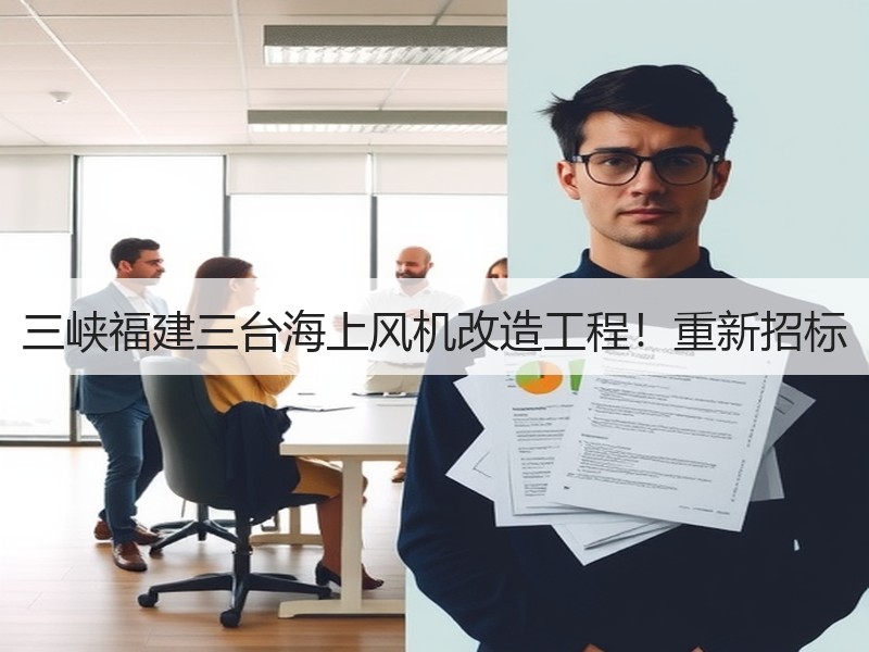 三峡福建三台海上风机改造工程！重新招标