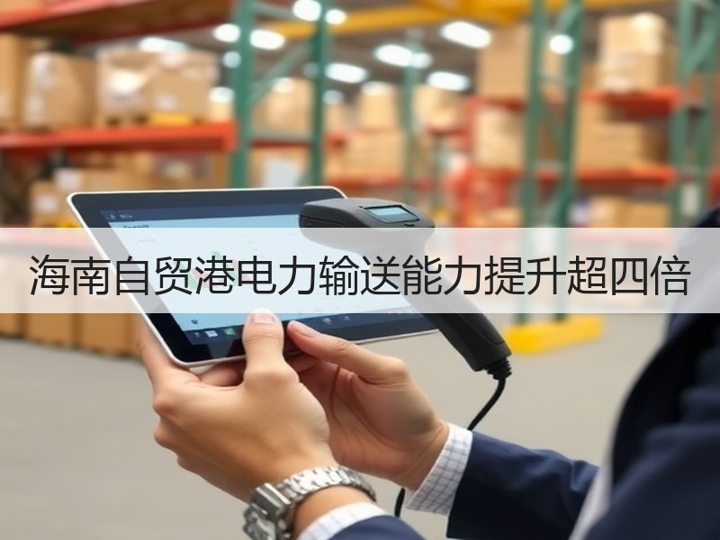 海南自贸港电力输送能力提升超四倍