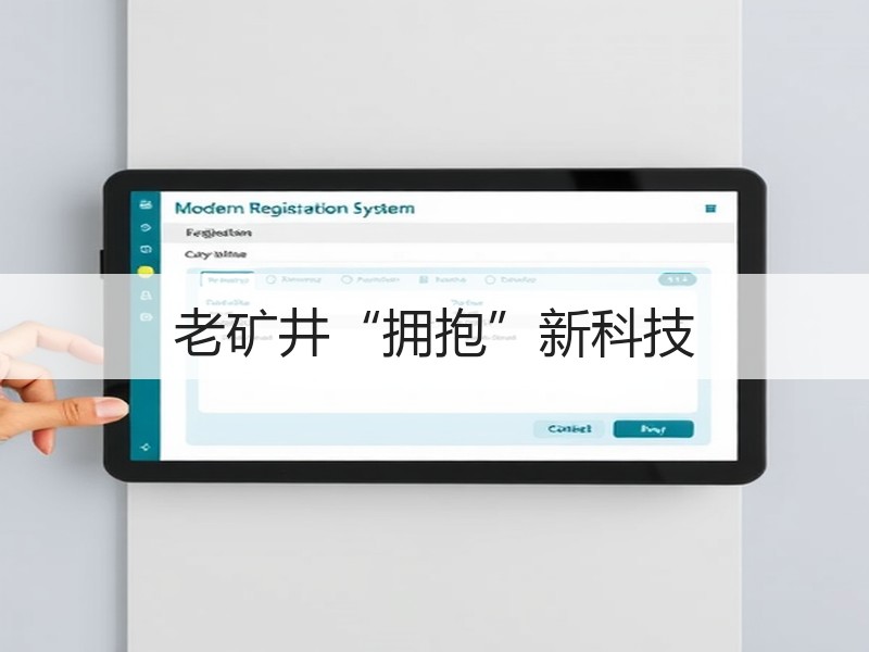 老矿井“拥抱”新科技