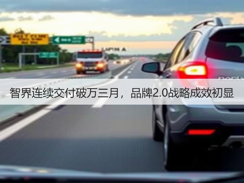 智界连续交付破万三月，品牌2.0战略成效
