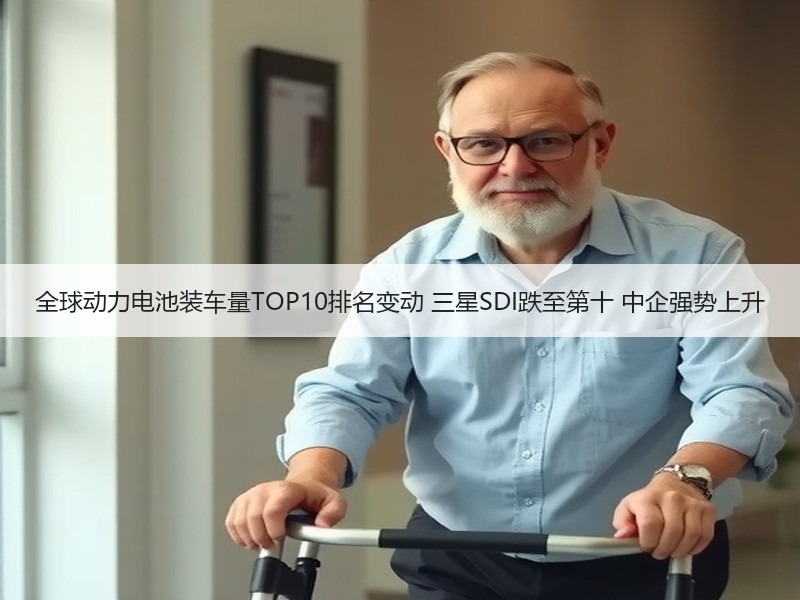 全球动力电池装车量TOP10排名变动 三