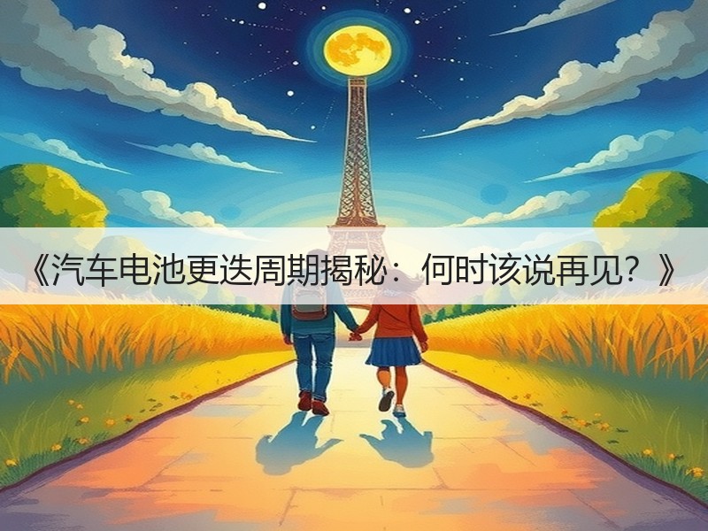 《汽车电池更迭周期揭秘：何时该说再见？》