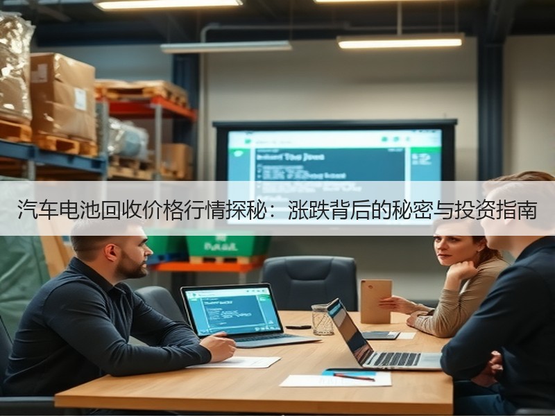 汽车电池回收价格行情探秘：涨跌背后的秘密