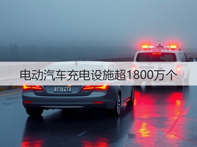 电动汽车充电设施超1800万个