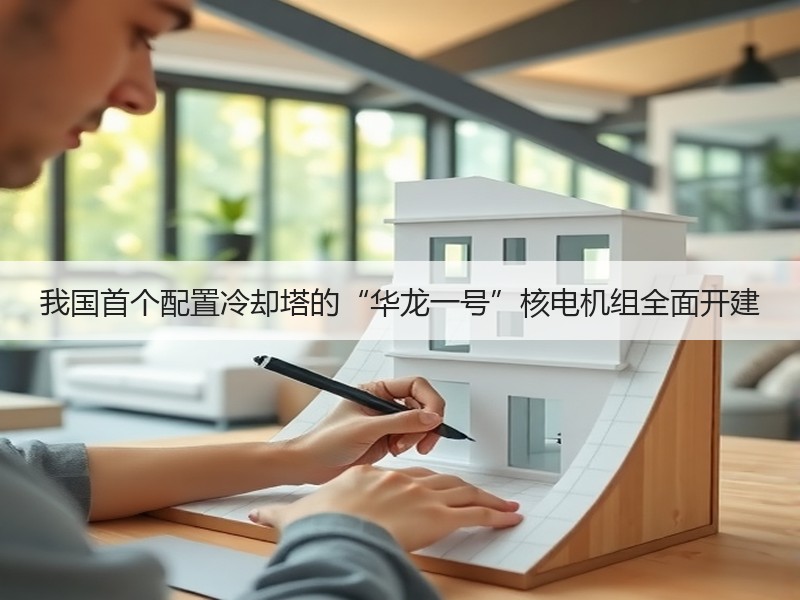 我国首个配置冷却塔的“华龙一号”核电机组