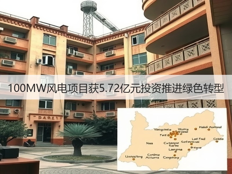 100MW风电项目获5.72亿元投资推进