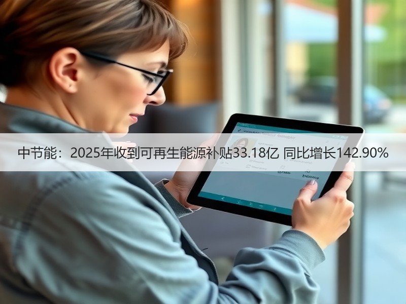 中节能：2025年收到可再生能源补贴33