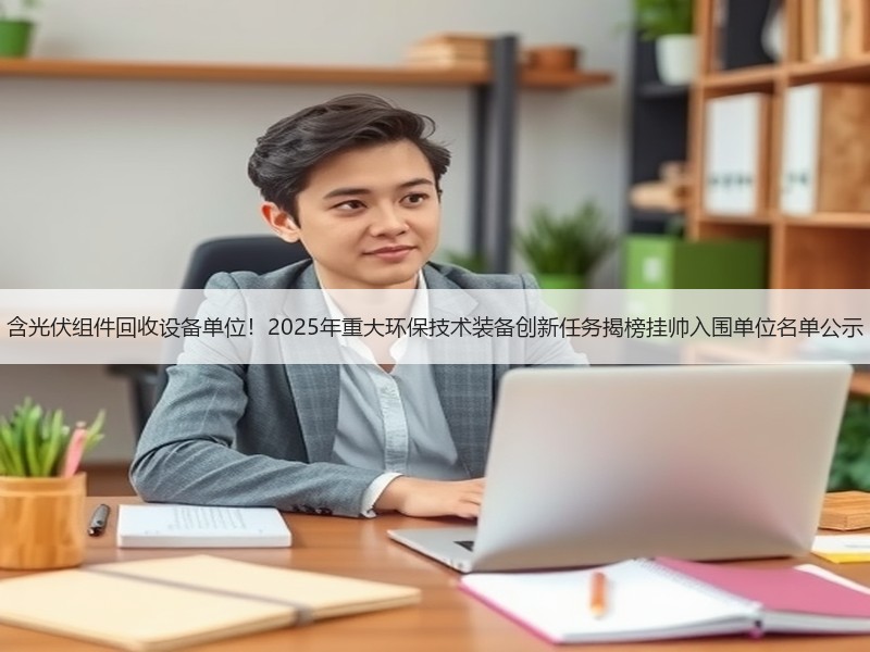 含光伏组件回收设备单位！2025年重大环
