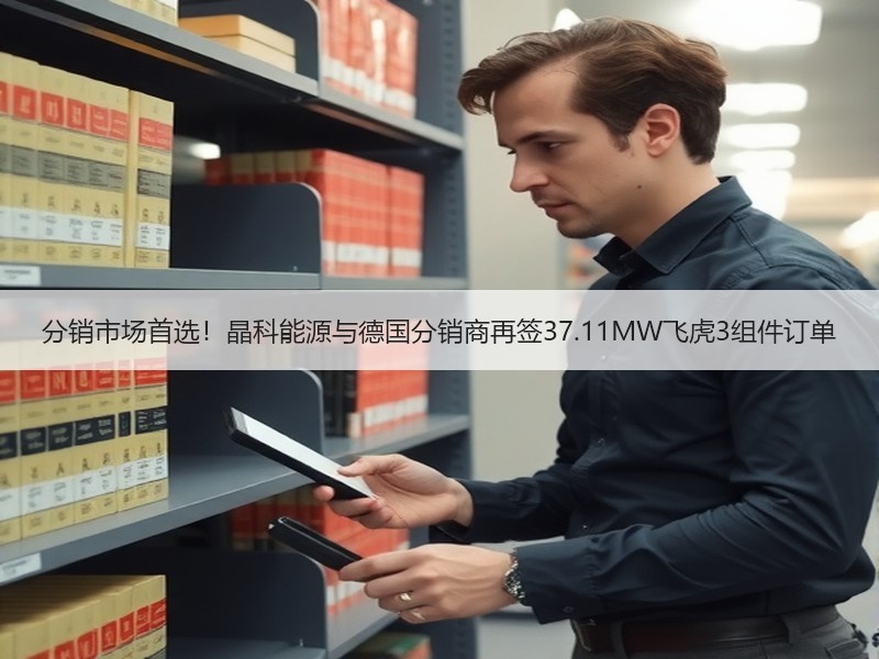分销市场首选！晶科能源与德国分销商再签3