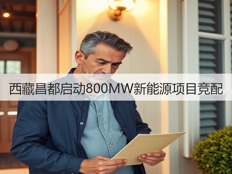 西藏昌都启动800MW新能源项目竞配