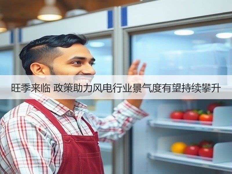 旺季来临 政策助力风电行业景气度有望持续