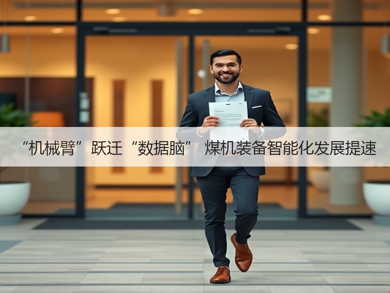 “机械臂”跃迁“数据脑” 煤机装备智能化
