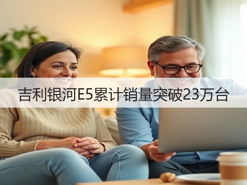 吉利银河E5累计销量突破23万台