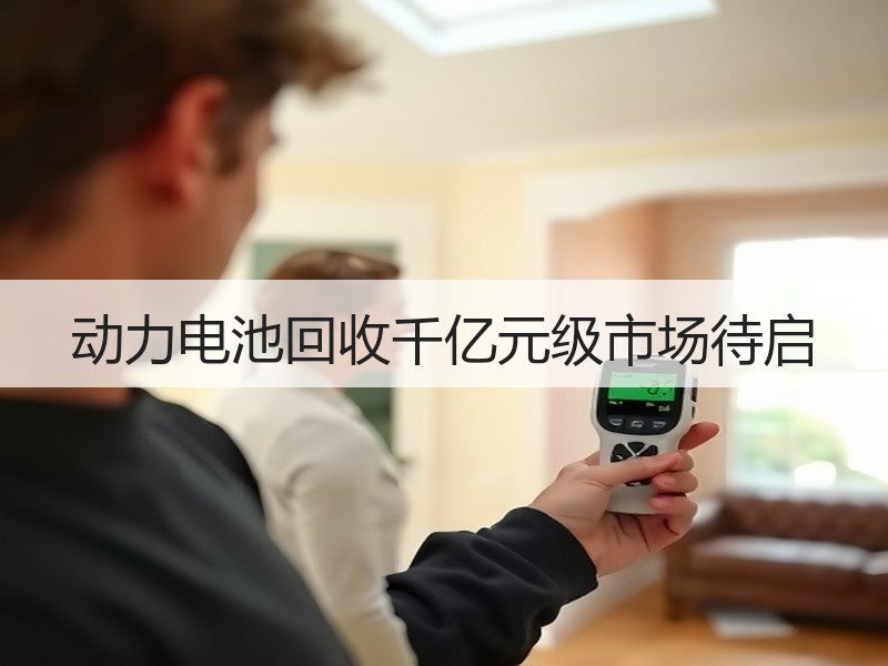 动力电池回收千亿元级市场待启