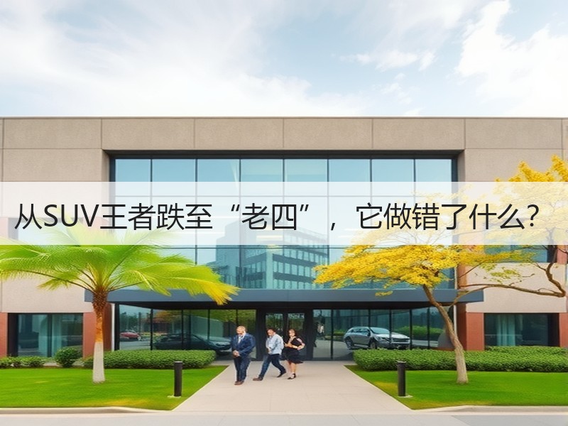 从SUV王者跌至“老四”，它做错了什么？