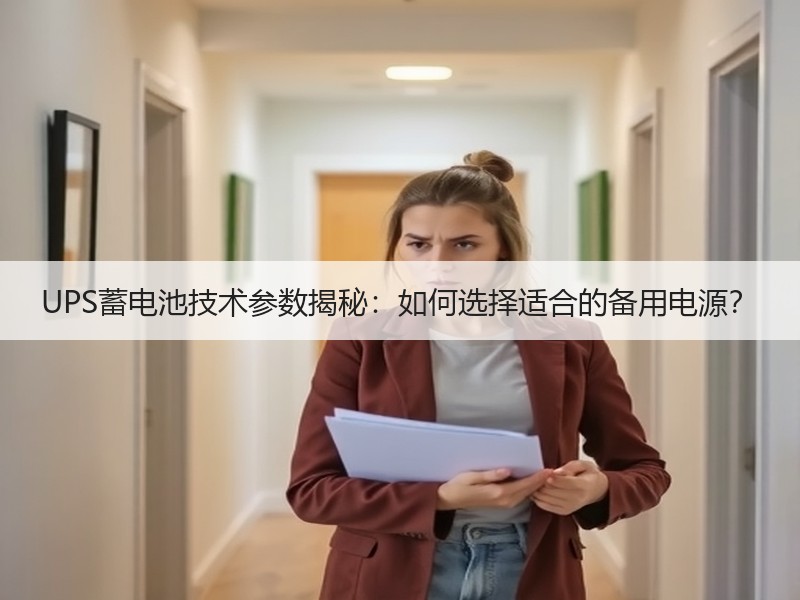 UPS蓄电池技术参数揭秘：如何选择适合的