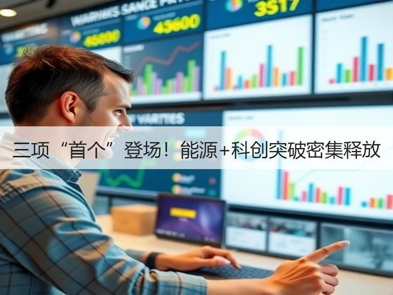 三项“首个”登场！能源+科创突破密集释放