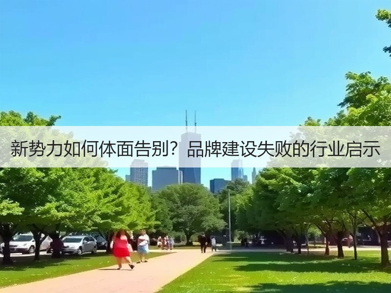 新势力如何体面告别？品牌建设失败的行业启