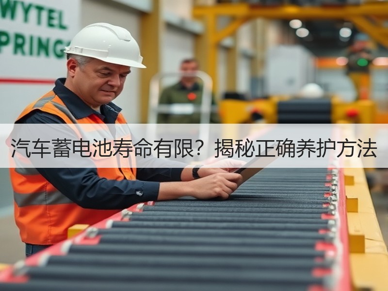 汽车蓄电池寿命有限？揭秘正确养护方法