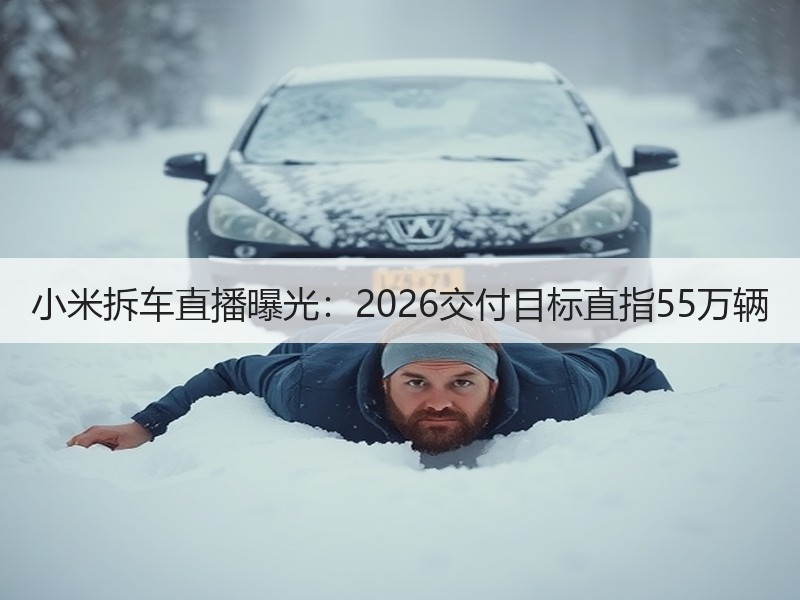 小米拆车直播曝光：2026交付目标直指5