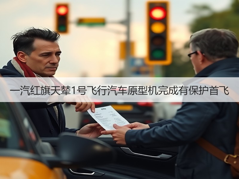 一汽红旗天辇1号飞行汽车原型机完成有保护