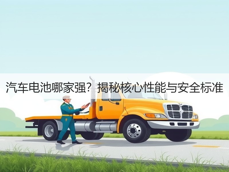 汽车电池哪家强？揭秘核心性能与安全标准