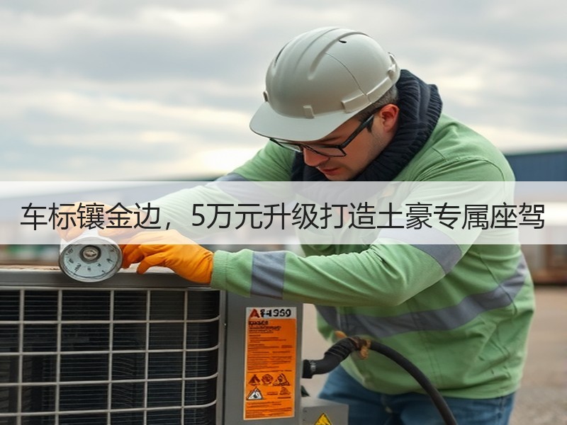 车标镶金边，5万元升级打造土豪专属座驾