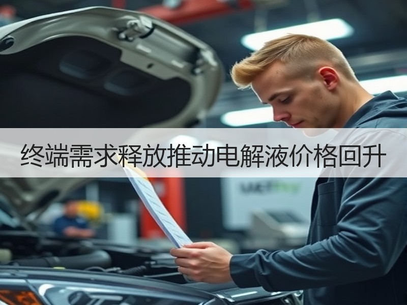 终端需求释放推动电解液价格回升
