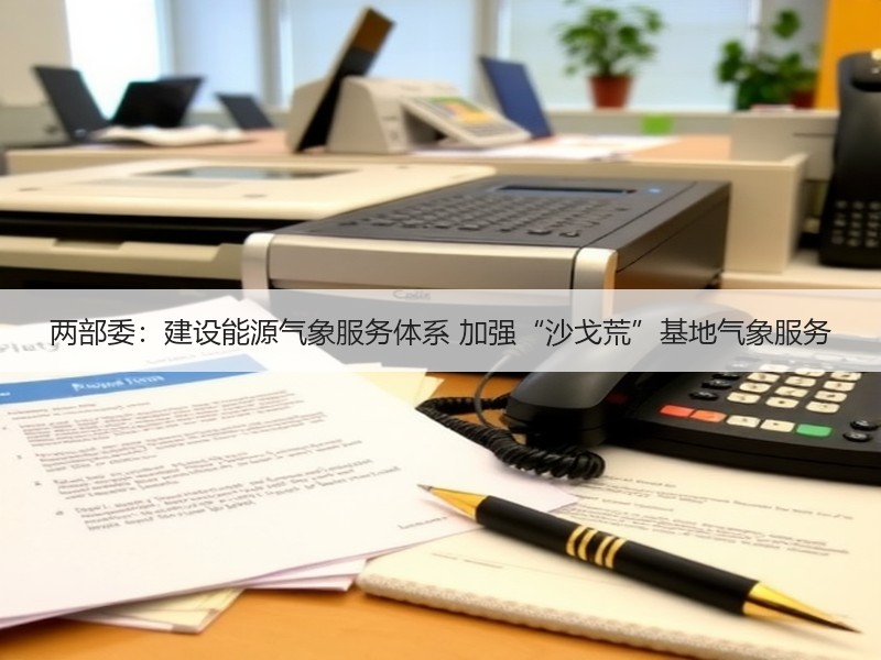 两部委：建设能源气象服务体系 加强“沙戈