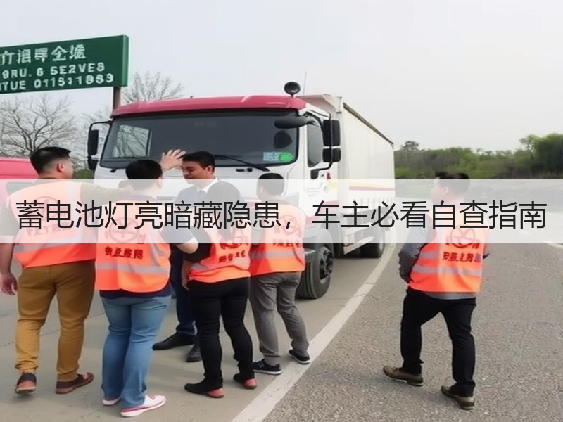 蓄电池灯亮暗藏隐患，车主必看自查指南