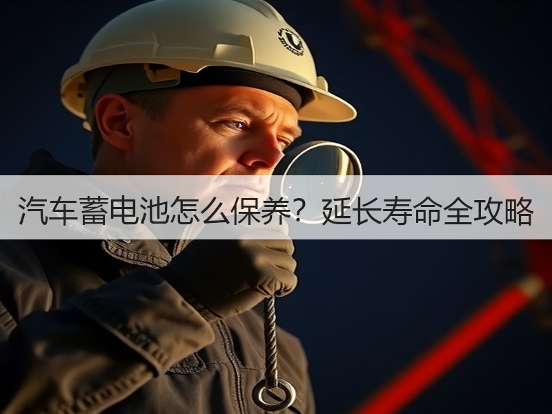 汽车蓄电池怎么保养？延长寿命全攻略